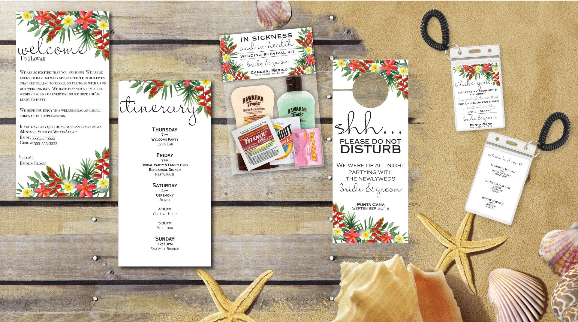 Tropical Welcome Bag Collection
