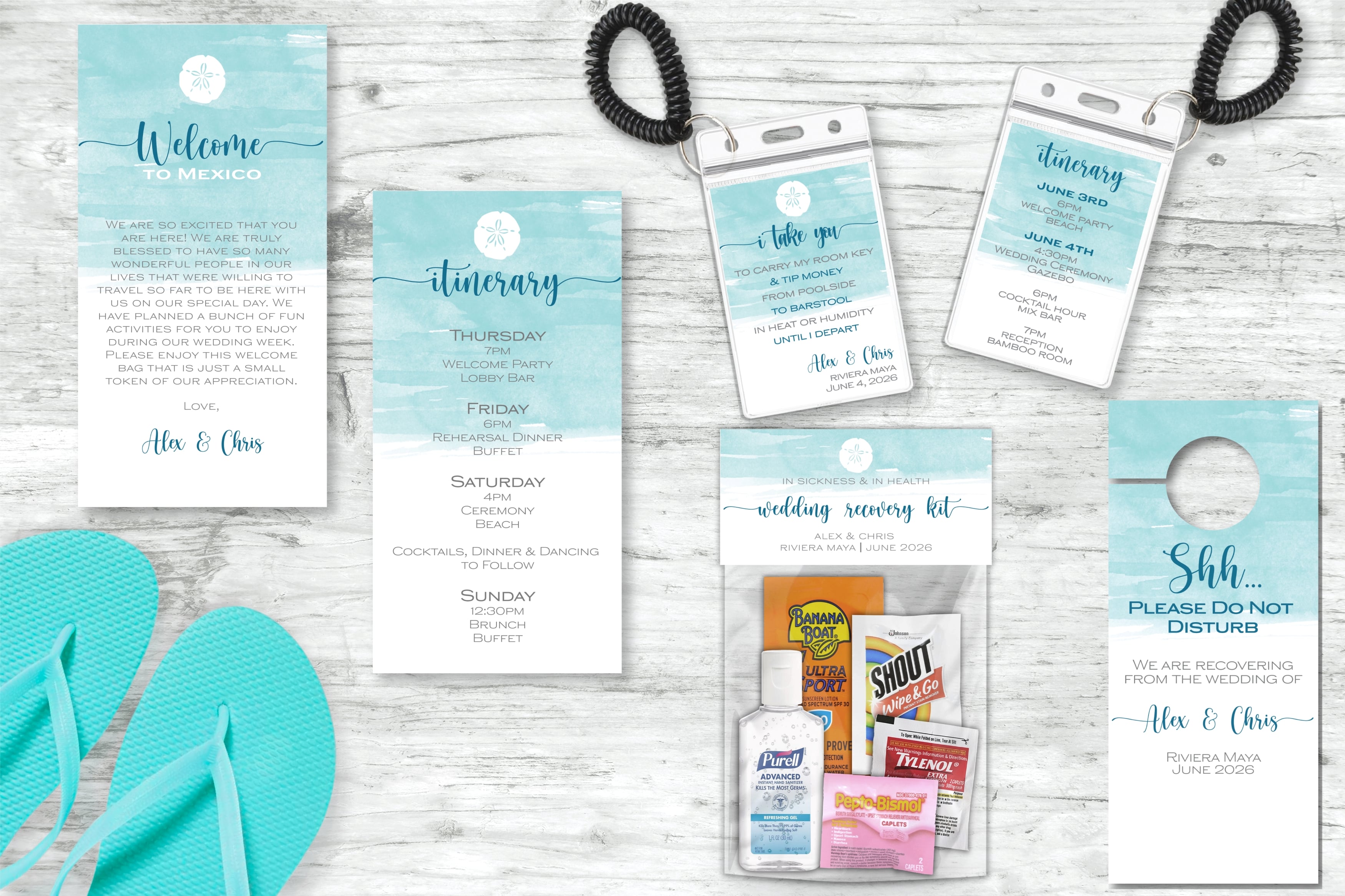 Beach Sand Dollar Welcome Bag Collection