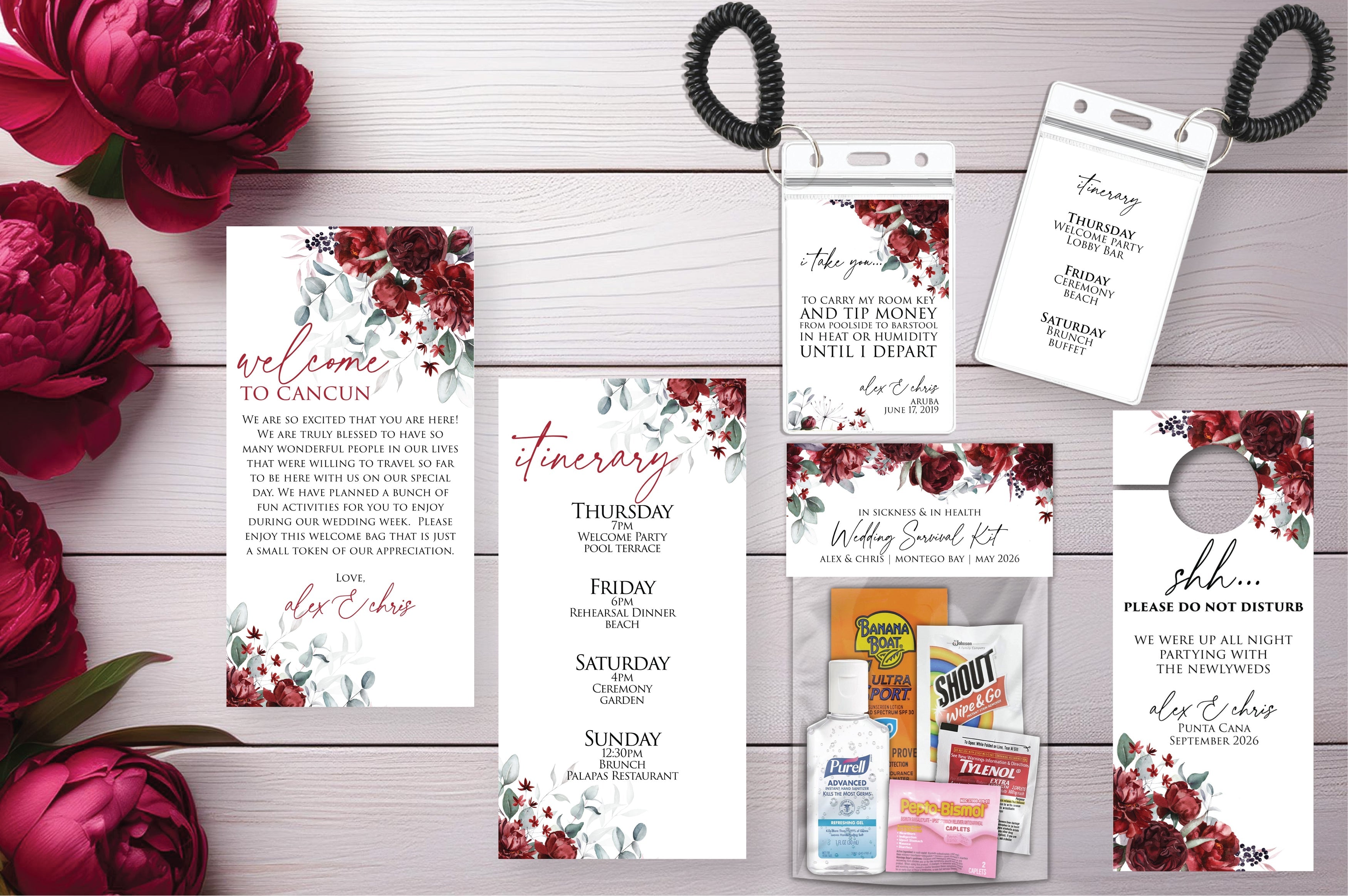 Peonies Welcome Bag Collection