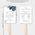 Beach Wedding Program Fans | What You Get