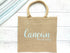 Burlap Destination Wedding Welcome Bag - Powder Blue
