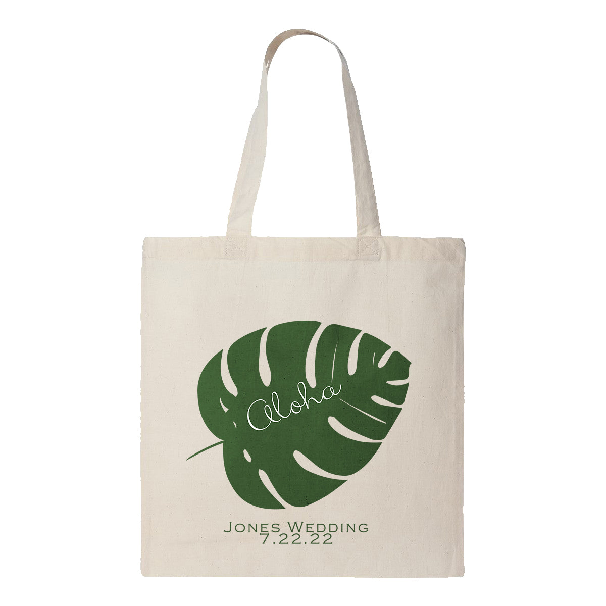 Wedding Welcome Bag with the destination, names and wedding date.