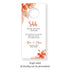 Personalized Destination Wedding Door Hangers - Tropical Burnt Orange