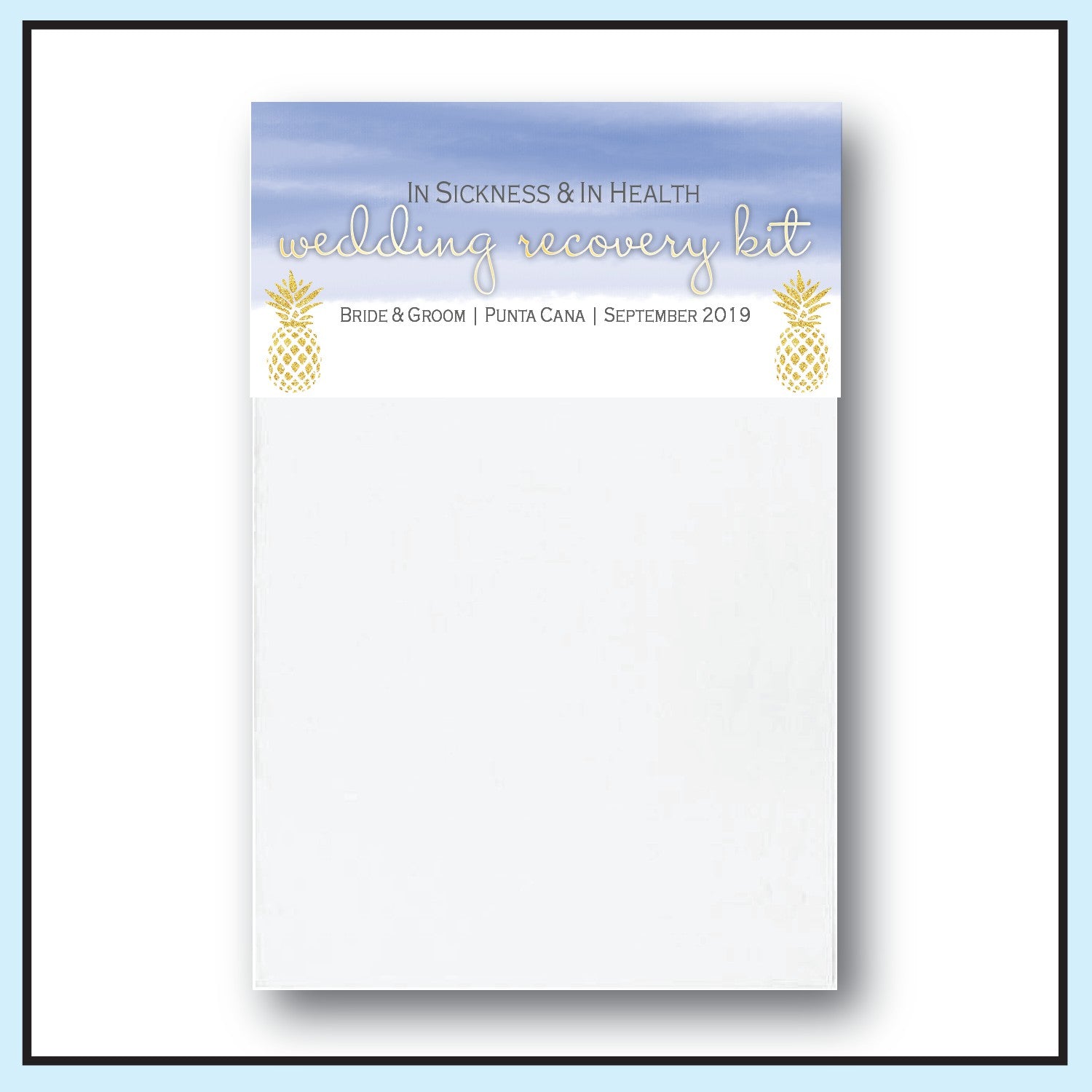 Blue | Wedding Hangover Kit