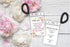 Resort Room Key Holder with Note & Itinerary | Floral