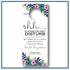 Blue | Tropical Wedding Door Hanger