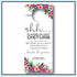 Purple | Tropical Wedding Door Hanger