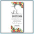 Red | Tropical Wedding Door Hanger