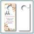 Personalized Wedding Door Hangers - Floral