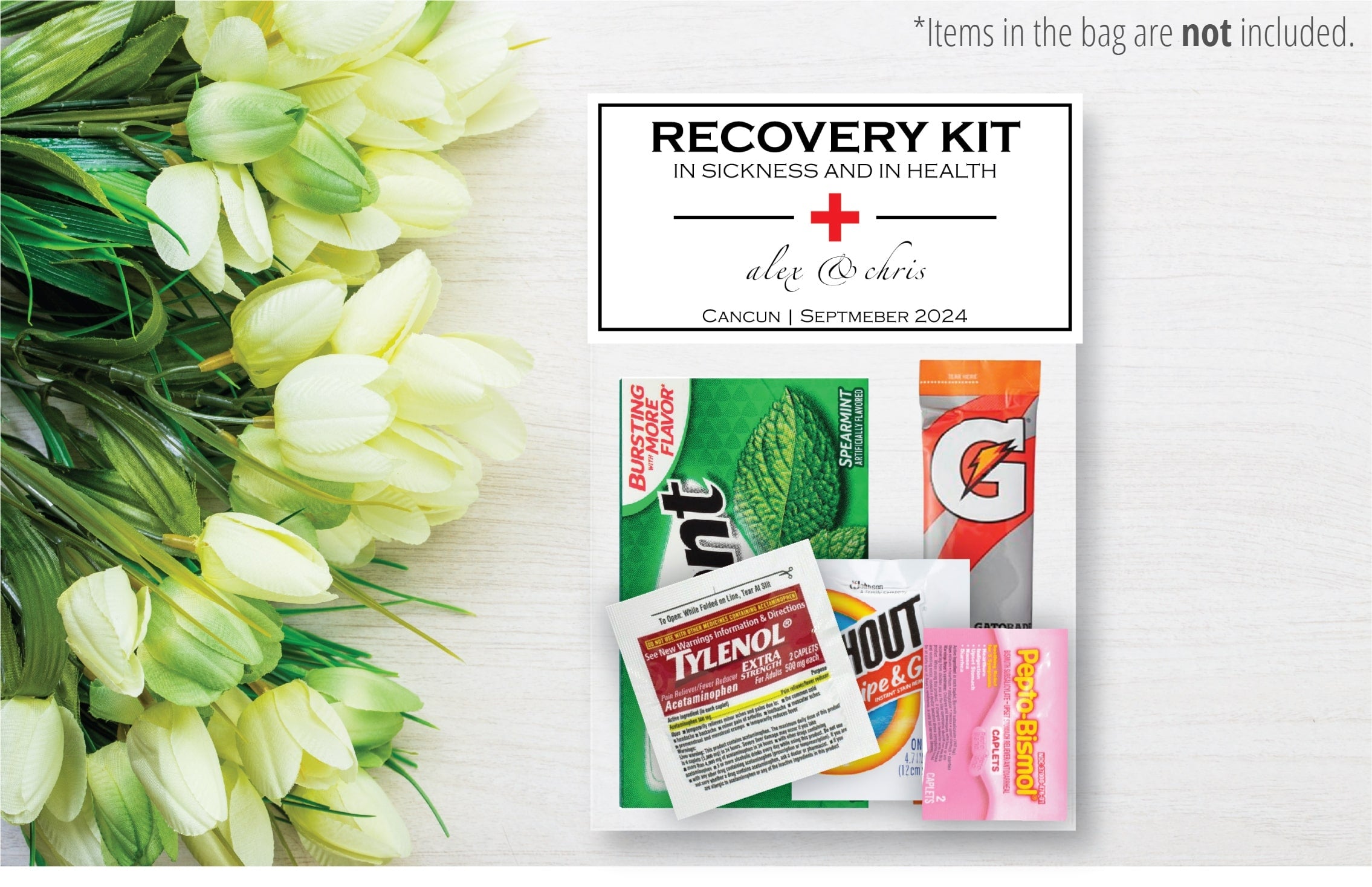 Destination Wedding Hangover Recovery Kit