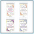 Personalized Destination Wedding Room Key Holder and Itinerary - Floral