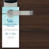 Beach Wedding Door Hanger