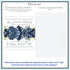 Personalized Wedding Hangover Recovery Kit Bag & Topper - Blue Palms