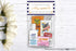 Nautical wedding hangover kit topper and bag