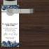 Personalized Destination Wedding Door Hangers - Blue Palms