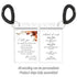 Wedding Hotel Room Key Holder | Boho Burnt Orange